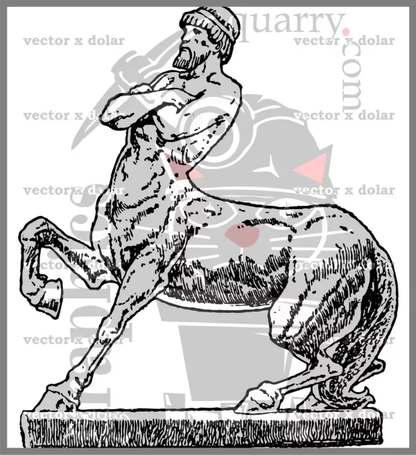 Quirón Un Centauro De La Mitología Griega Vector E Imagen Hd Graphics Quarry 0302